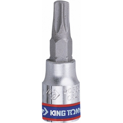 KING TONY Насадка (бита) торцевая 1/4", TORX T40, L = 37 мм