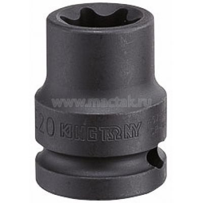 KING TONY Головка торцевая ударная TORX Е-стандарт 3/4", E24, L = 56 мм