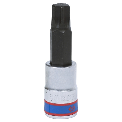 KING TONY Насадка (бита) торцевая 1/2", TORX, T60, L = 80 мм