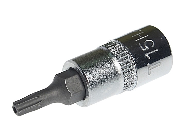 Головка с насадкой TORX с отверстием 1/4" х T15H, длина 37мм JTC