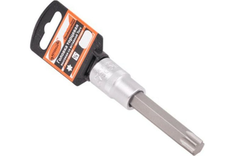 Головка (1/2 ,L=100mm) со вставкой TORX T90 (АвтоDело) Professional