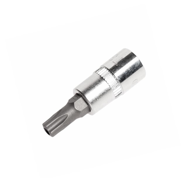 Головка с насадкой TORX с отверстием 1/4" х T30H, длина 37мм JTC