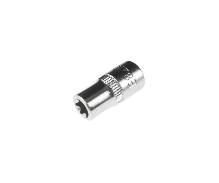 Головка торцевая TORX 1/4" х E8, длина 25мм JTC