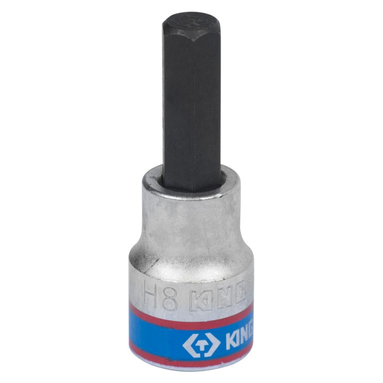 KING TONY Насадка (бита) торцевая 3/8", HEX, 8 мм, L = 50 мм