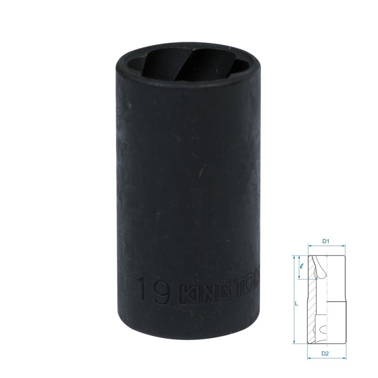 KING TONY Головка для поврежденного крепежа 1/2", 19 мм