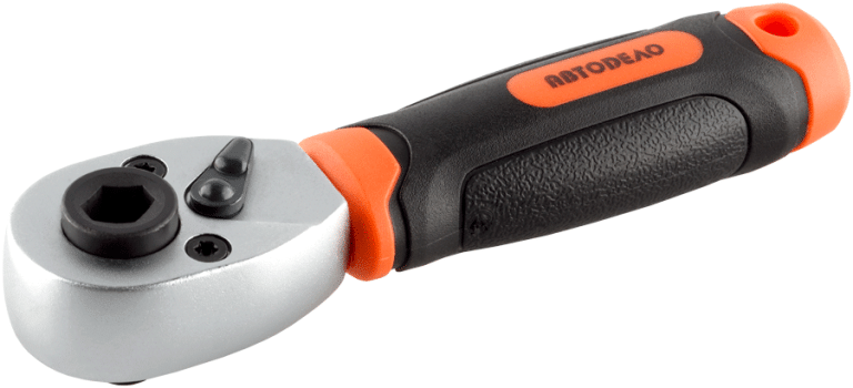 Трещотка 1/4 DR (укороченная, L=105mm, 72 зубца, 5град) АвтоDело PRO