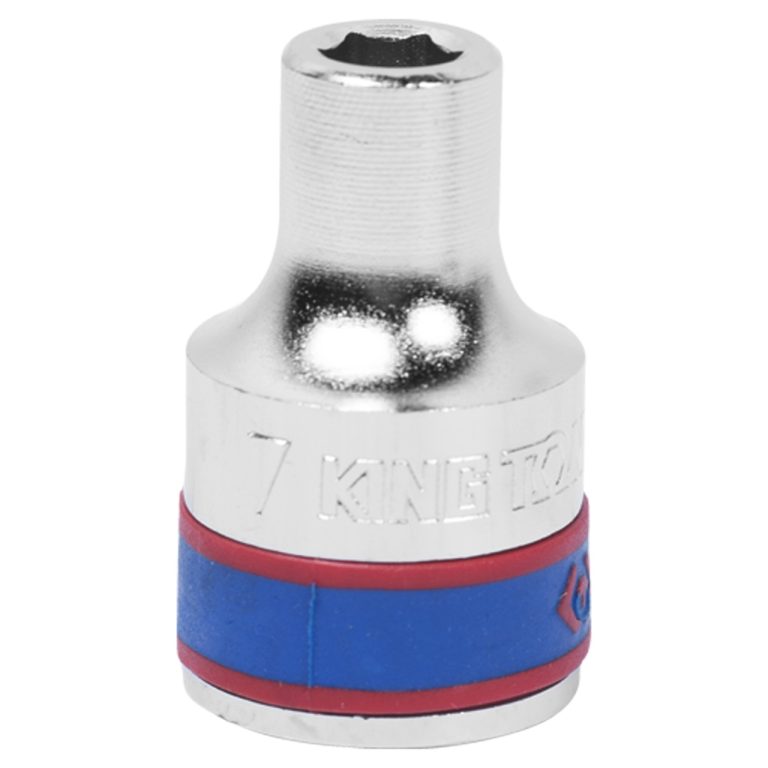 KING TONY Головка торцевая стандартная шестигранная 1/2", 7 мм