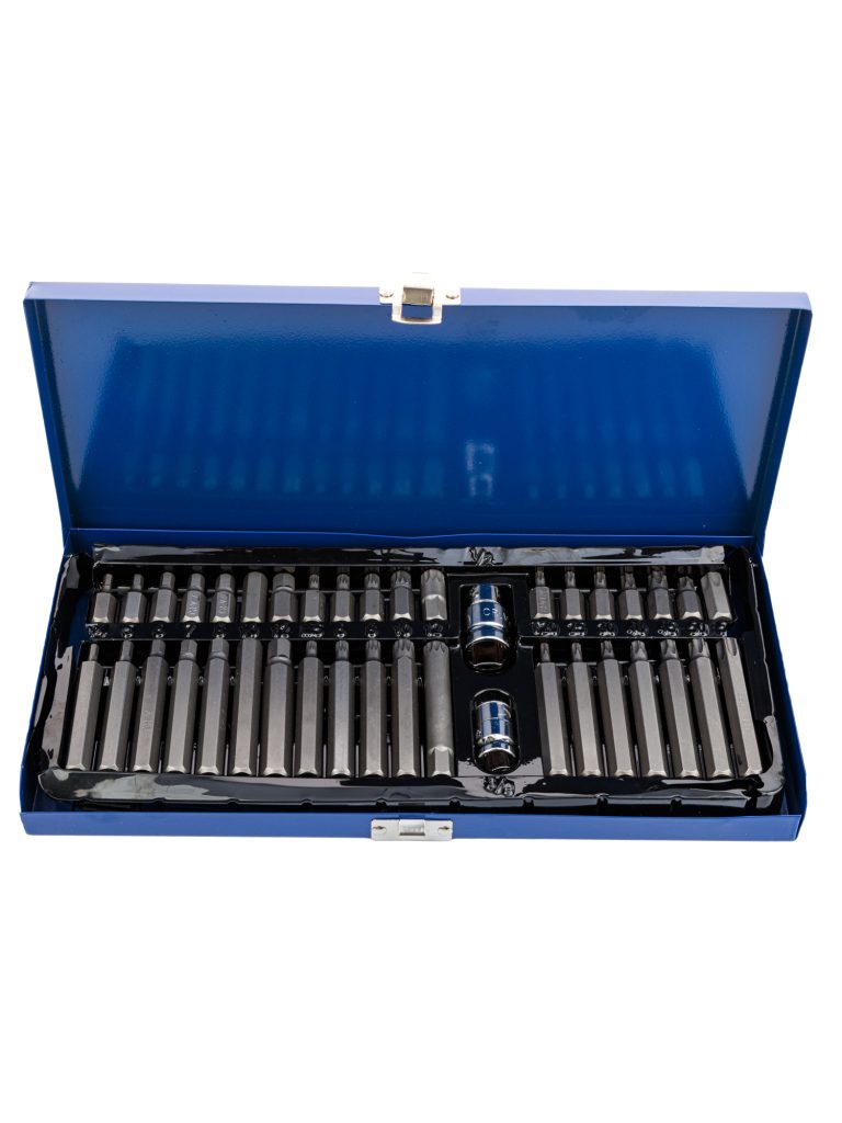 Набор бит SPLINE, TORX, HEX 40пр. Vertul