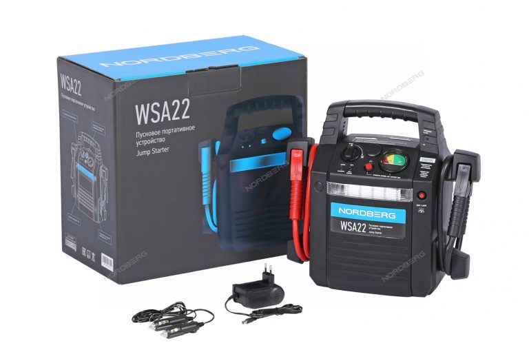 Пусковое портативное устройство 12 В, 22 А·ч Nordberg
