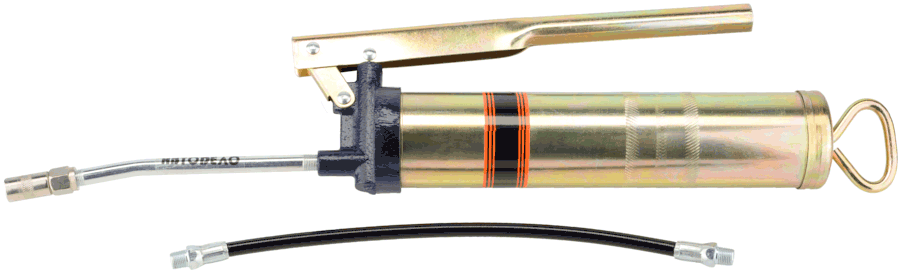 шприц рычажно-плунжерный 300мл (гибкий шланг/трубка) (АвтоDело) 42024