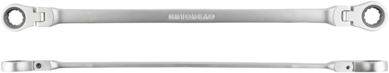 Ключ накидной трещоточный шарнирный 10*11 (АвтоDело)